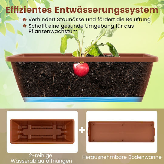Costway Pot Plastic