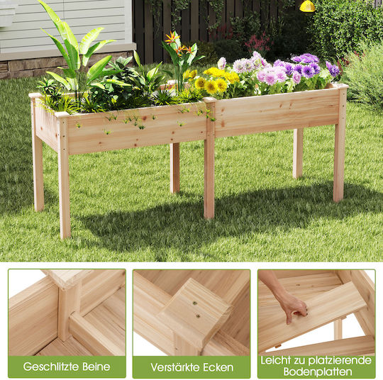 Costway Саксия Дърво Natural 185x58x77см.