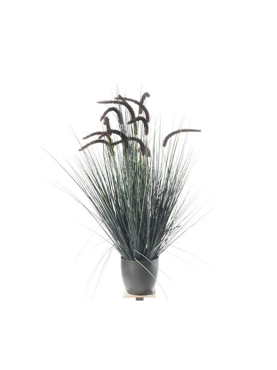 Künstliche Pflanze im Topf Gras Pennisetum Schwarz 104cm Supergreens