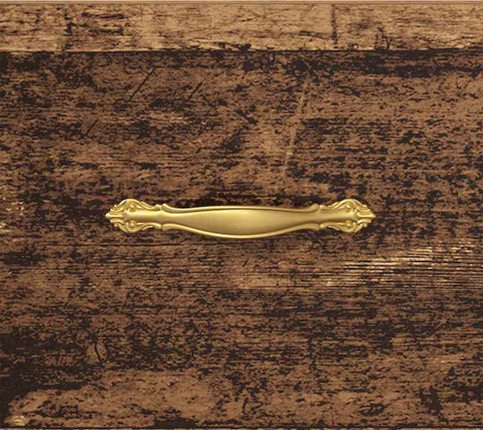 Комоди Дървени с Метални Крака Old wood 2бр 40x35x47.5см