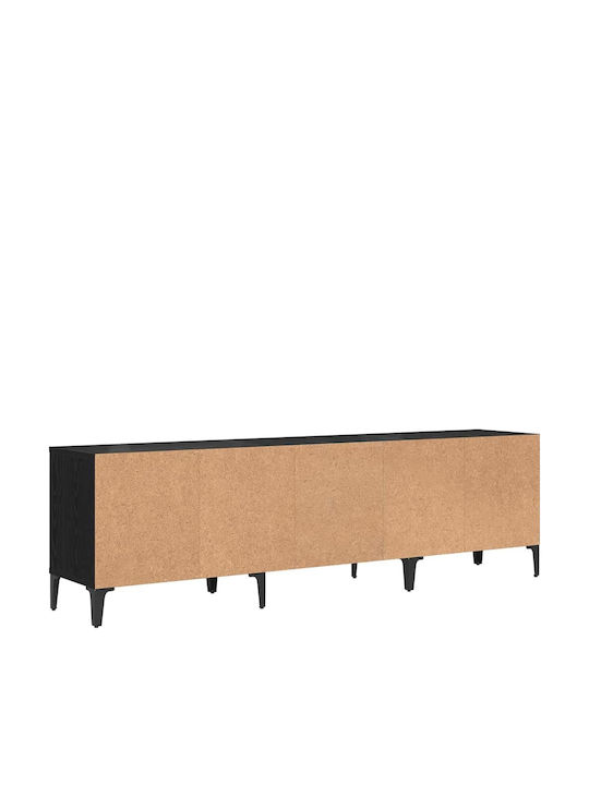 TV-Ständer Schwarze Eiche M150xT30xH44,5cm