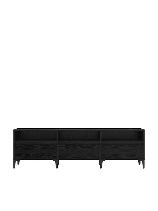 TV-Ständer Schwarze Eiche M150xT30xH44,5cm