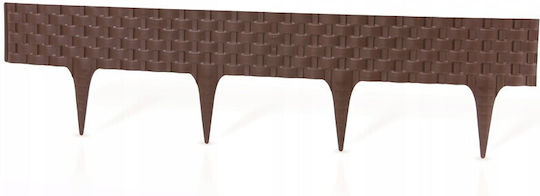 Plastic Fence Roll in Brown Color 20x82cm