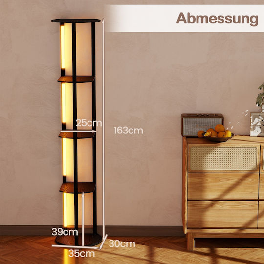 Costway Lustră Decorativă Baruri Negru