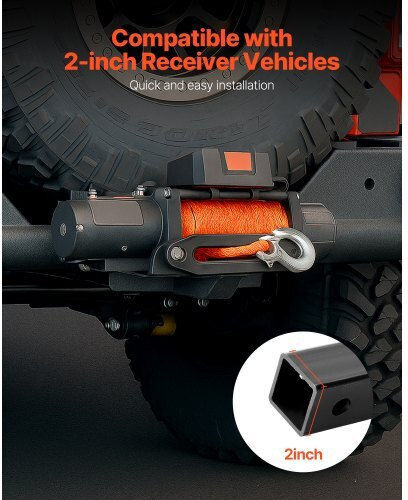 Vevor Lifting & Pulling Equipment for Weight Load up to 6.803t Black
