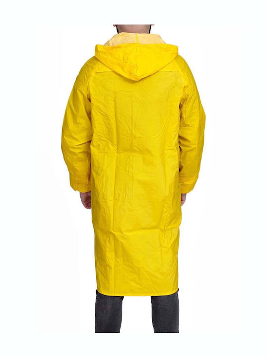 Wasserdichte PVC-Arbeitsjacke Gelbe