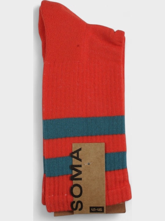 Soma Socks Ανδρικές Μονόχρωμες Κάλτσες Πολύχρωμες 3Pack