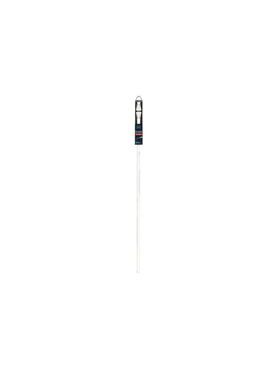 Douceur d'Intérieur Bară Pliabilă Metalică Pentru Perdea Sablis Single Φ19mm 210-210cm Albă