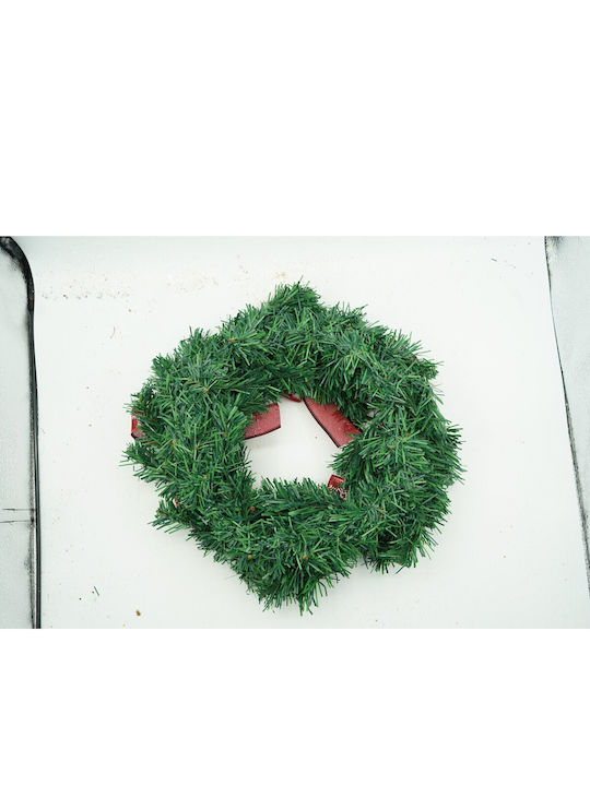 Weihnachtsdekoration Kunststoff Kranz mit Durchmesser 35cm.