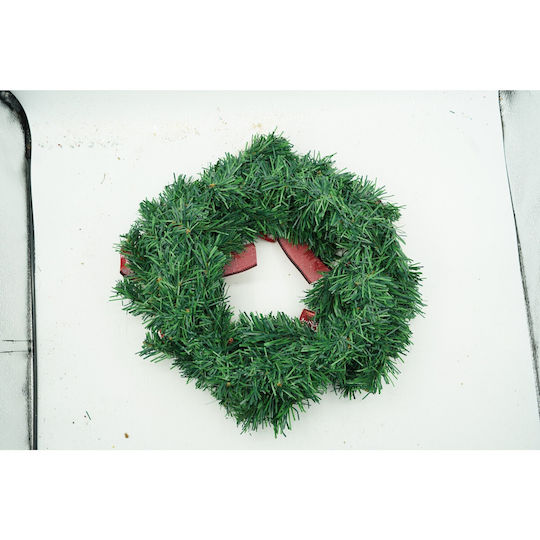 Crăciun Decorativ Plastic Coroană de flori cu Diametru 35cm.