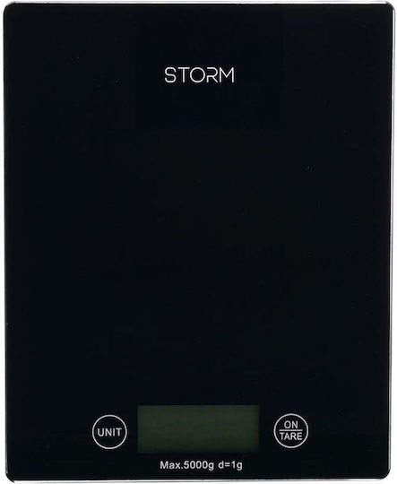 Estia Storm Digital Kitchen Scale up to 5kg Black