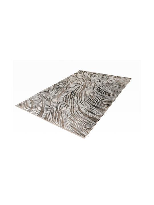 Tzikas Carpets Modern Bedroom Rugs Set Gray 392-0-335-45002-101 2pcs