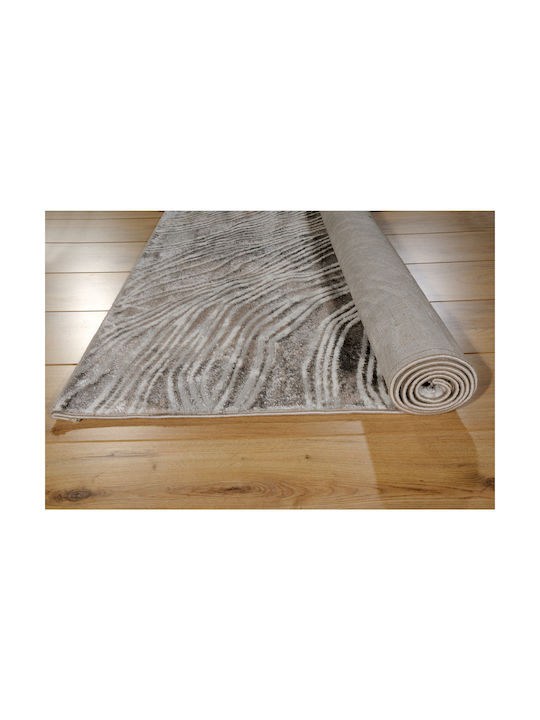 Tzikas Carpets Modern Bedroom Rugs Set Gray 392-0-335-45002-101 2pcs