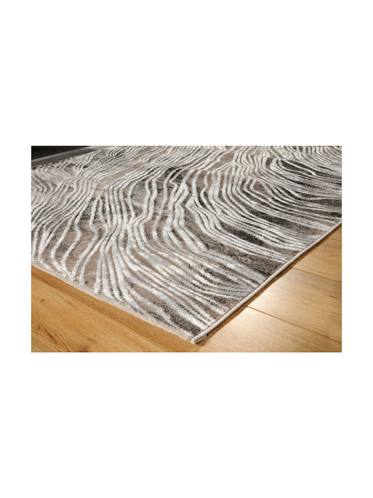 Tzikas Carpets Modern Bedroom Rugs Set Gray 392-0-335-45002-101 2pcs