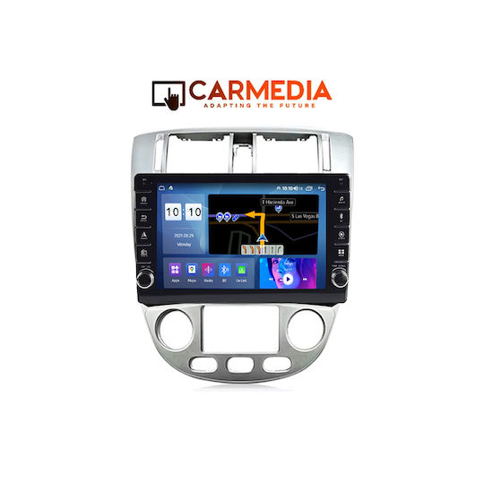 Carmedia Auto-Audiosystem für Chevrolet Lacetti 2005 (Bluetooth/USB/WiFi/GPS/Apple-Carplay/Android-Auto) mit Touchscreen 10"