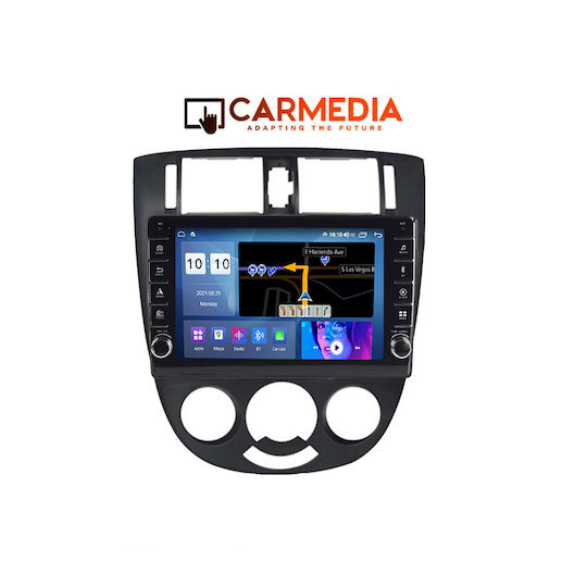 Carmedia Auto-Audiosystem für Chevrolet Lacetti 2004 (Bluetooth/USB/WiFi/GPS/Apple-Carplay/Android-Auto) mit Touchscreen 10"