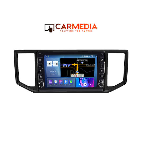Carmedia Auto-Audiosystem für Volkswagen Handwerker 2017 (Bluetooth/USB/WiFi/GPS/Apple-Carplay/Android-Auto) mit Touchscreen 10"