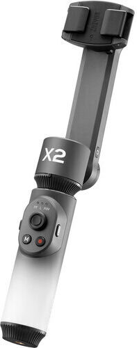 Zhiyun Smooth X2 Combo Gimbal за мобилни телефони с 3-осов стабилизатор и 3.5 часа работа Черен