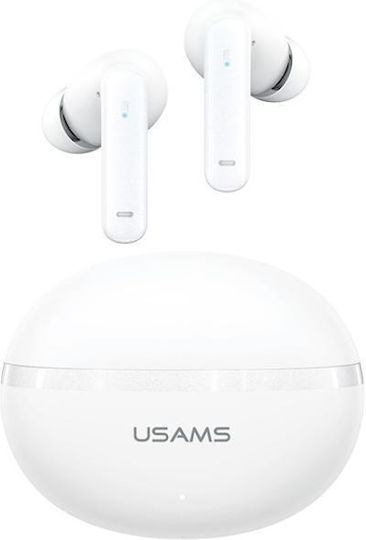 Usams E02 In-Ear Bluetooth-Freisprecheinrichtung Kopfhörer mit Ladeetui Weiß