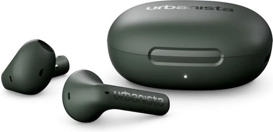 Urbanista Santa Monica Open Ear Bluetooth Handsfree Căști cu Rezistență la Transpirație și Carcasă de Încărcare Pine Green