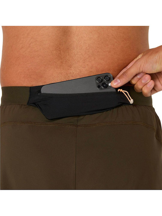Road 5in Sports Men's Brown Shorts