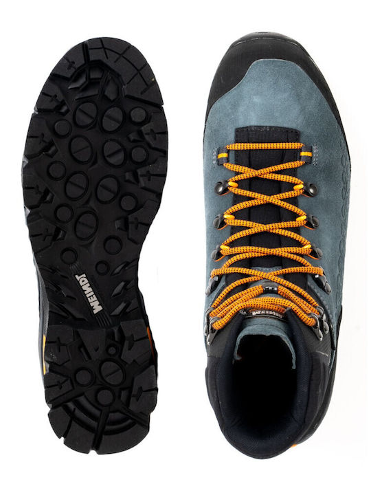 Meindl Vakuum Men's Waterproof Hiking Boots With Gore-Tex Membrane Orange