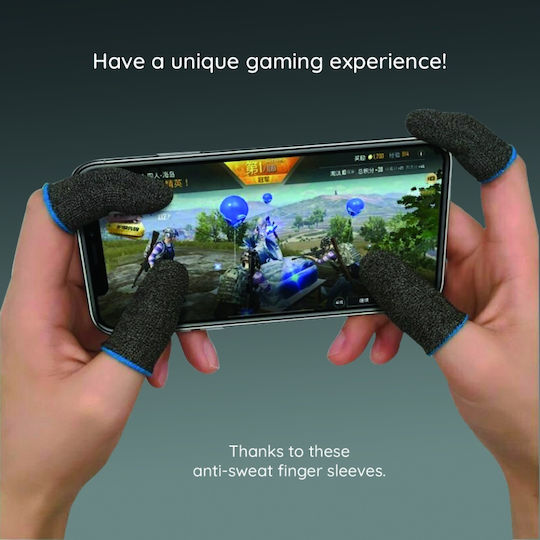Mânecuțe Pentru Degete Gaming Profesionale Pentru Telefon Tabletă Skdr Hyperflex Fs3 Negre