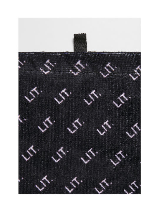 Lit Mini Towel 2-Pack Black One