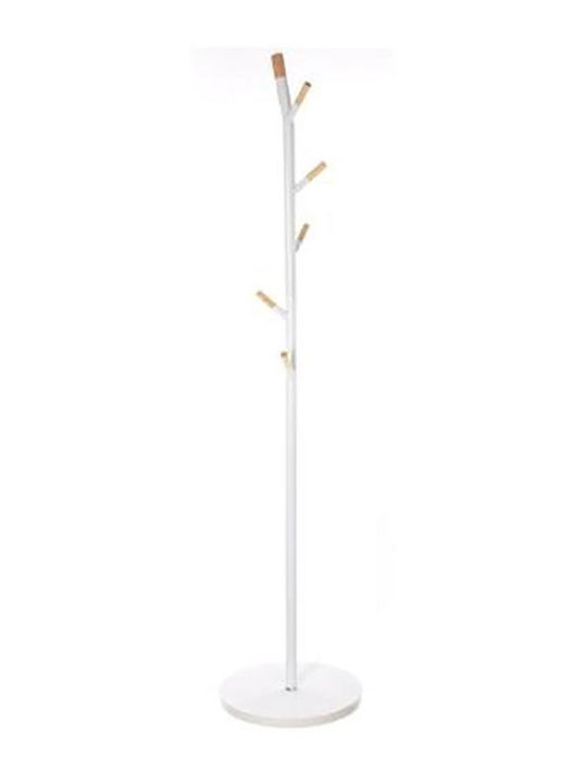 5Five Καλόγερος Μεταλλικός Λευκός 40x40x175.5cm