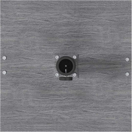 vidaXL Metallic Umbrella Stand Brown 45x45x31cm
