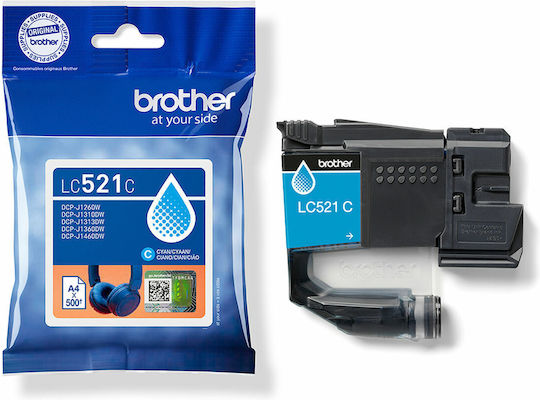 Brother LC521C Original InkJet Printer Ink Cyan (LC-521C)