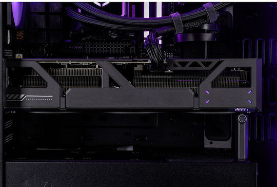 Actina Гейминг Настолен Компютър Ryzen 7-7800X3D 32GB DDR5 2TB SSD Radeon RX 9070 XT Без Операционна Система