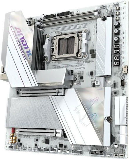 Gigabyte X870 Aorus Tachyon ICE Wi-Fi Motherboard Extended ATX with AMD AM5 Socket