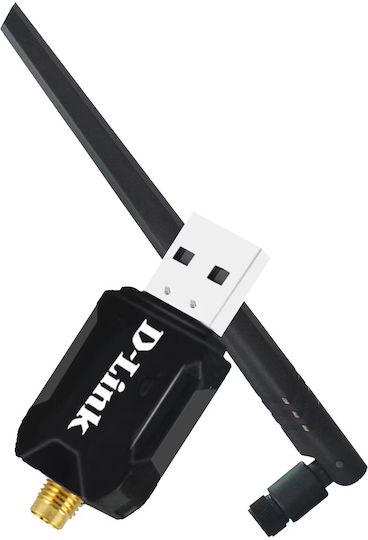 D-Link DWA-137 Αντάπτορας Δικτύου USB με Ασύρματη Σύνδεση Wi-Fi 300Mbps και Αποσπώμενη Κεραία