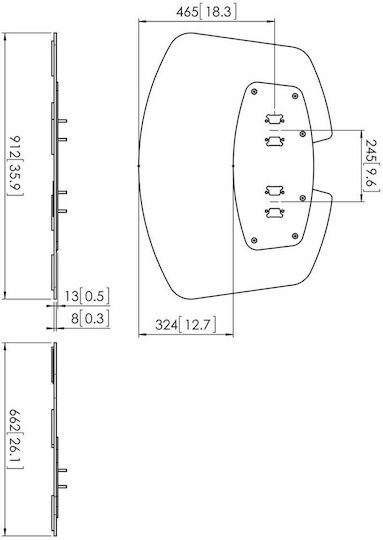 Vogel's PFF 7030 Black PFF 7030