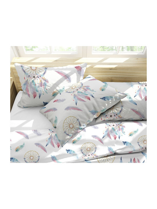 Alcam Set Pilotă Single 140x200cm Dream Catcher Multicolor 2buc