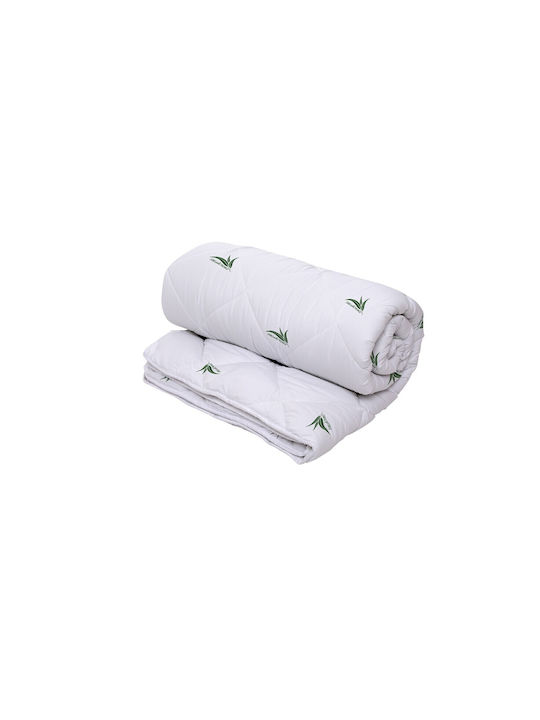 Alcam Pilotă Single 140x200cm Eucalyptus Sense Alb 250 g/mp²Gsm