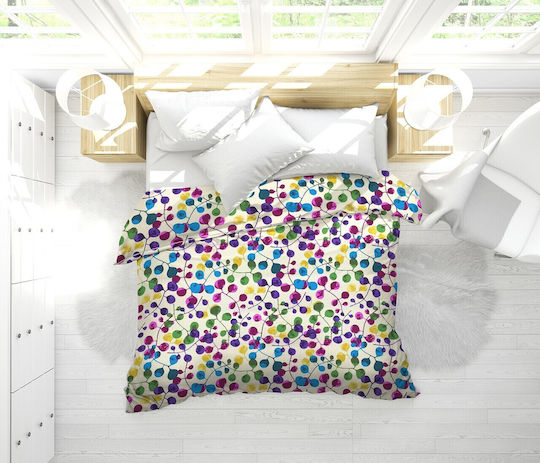Alcam Polka Tagesdecke Doppelbett Mikrofaser 210x240cm