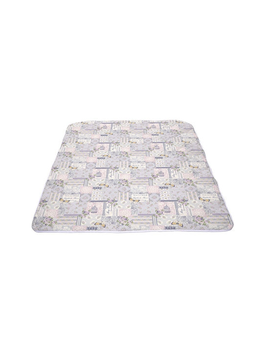 Alcam Raphaela Κουβερλί Διπλό Microfiber Λιλά 200x220cm