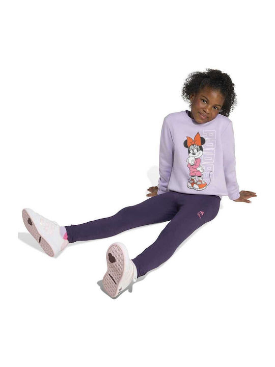 Kids' Set with Leggings Winter 2pcs Lilac Disney Minnie Mouse
