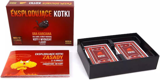 Board Game Exploding Kittens (PL) for 2-5 Players 7+ Years Old (PL) Rebel Games
