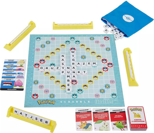Board Game Scrabble for 2-4 Players 8+ Years Old (PL) Mattel