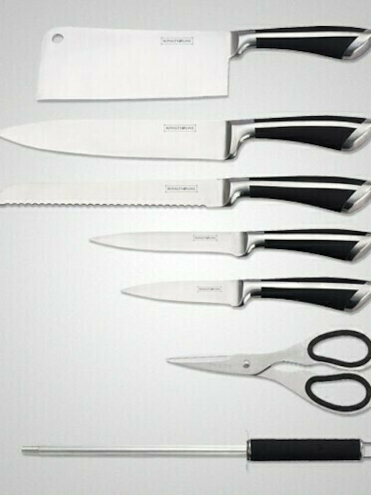 Royalty Line Knife Set with Block from Stainless Steel 8pcs