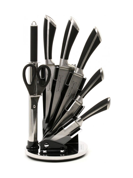 Royalty Line Knife Set with Block from Stainless Steel 8pcs