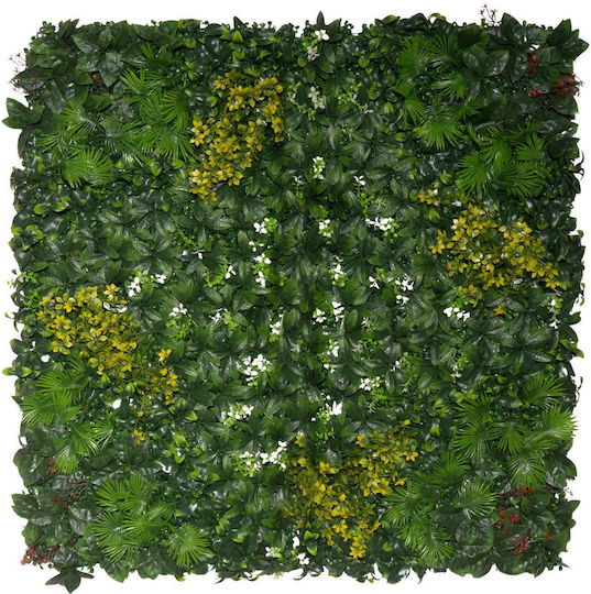Supergreens Panou artificial de frunziș 1x1m Supergreens Panou artificial de frunziș 1x1m