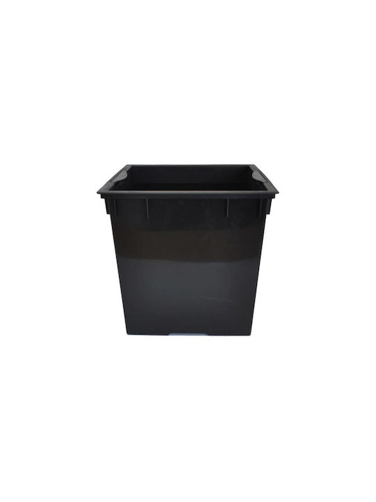 Atmosphera Go Green Γλάστρα Πλαστική Μαύρη 31x31x29εκ.