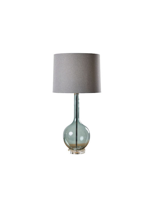 InTheBox Crystal Table Lamp with Beige Shade and Transparent Base
