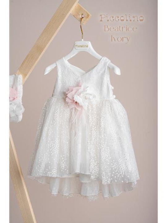 Piccolino Beatrice Ivory Φόρεμα Βάπτισης