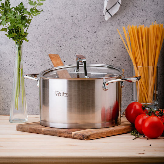 Voltz Berlin Premium Collection Deep Stainless Steel Pot 2.6l / 18cm