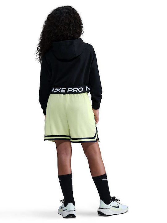 Athletic Kids Cardigan Cotton with Hood Black Pro